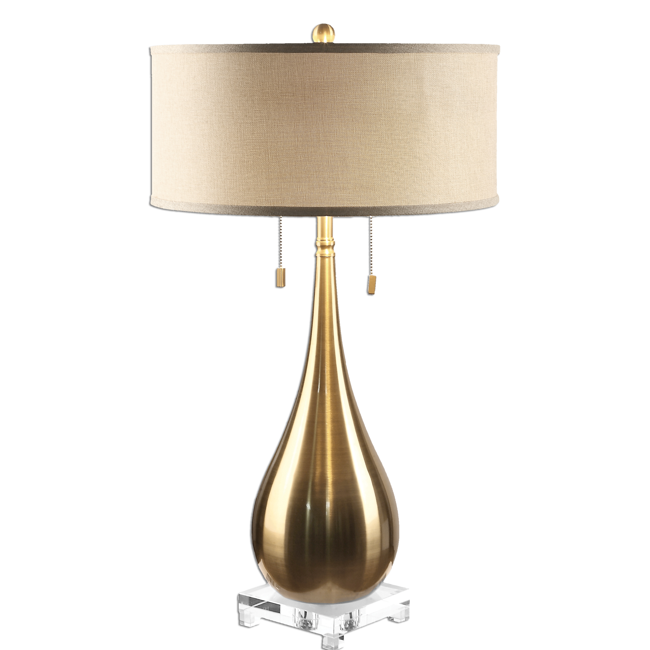 Picture of LAGRIMA BRUSHED BRASS LAMP